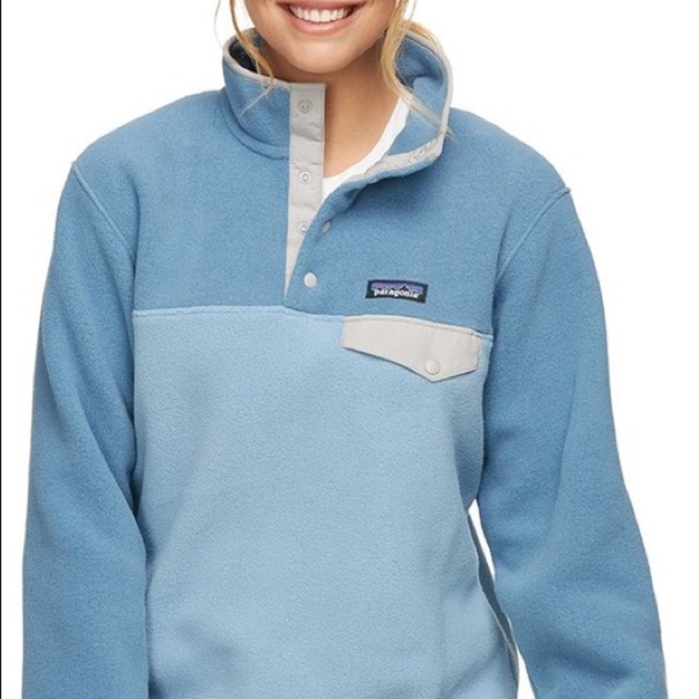 Blue Patagonia Synchilla Pullover